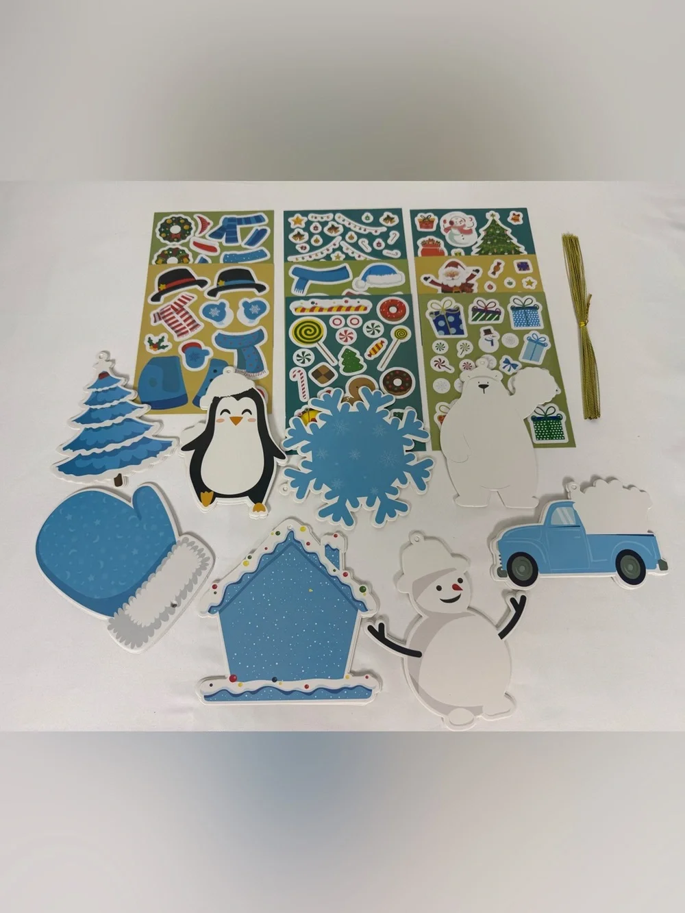 🎄✨ Christmas Crafts Ornament Making Kit – 32PCS DIY Set